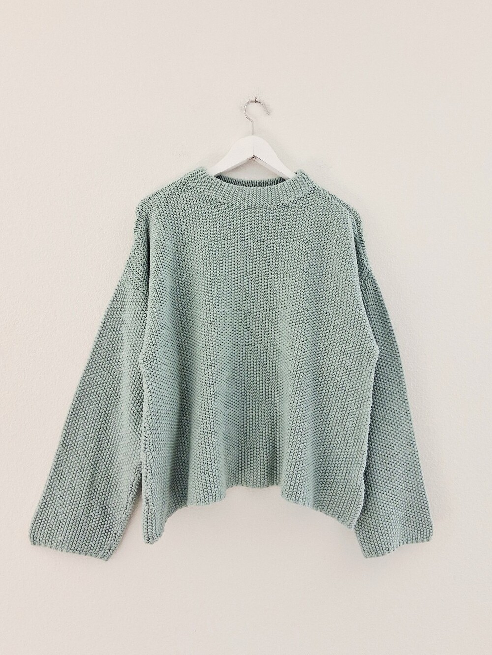 Micaela Greg Seed Sweater Seafoam